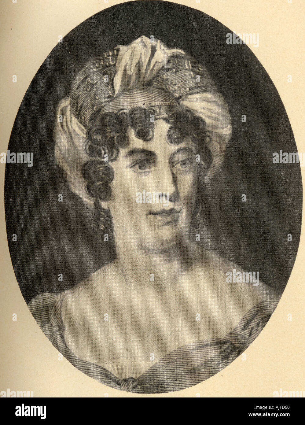 Anne Louise Germaine de Staël-Holstein, aka Madame de Staël, 1766 - 1817. Autor und politischer Propagandist Stockfoto