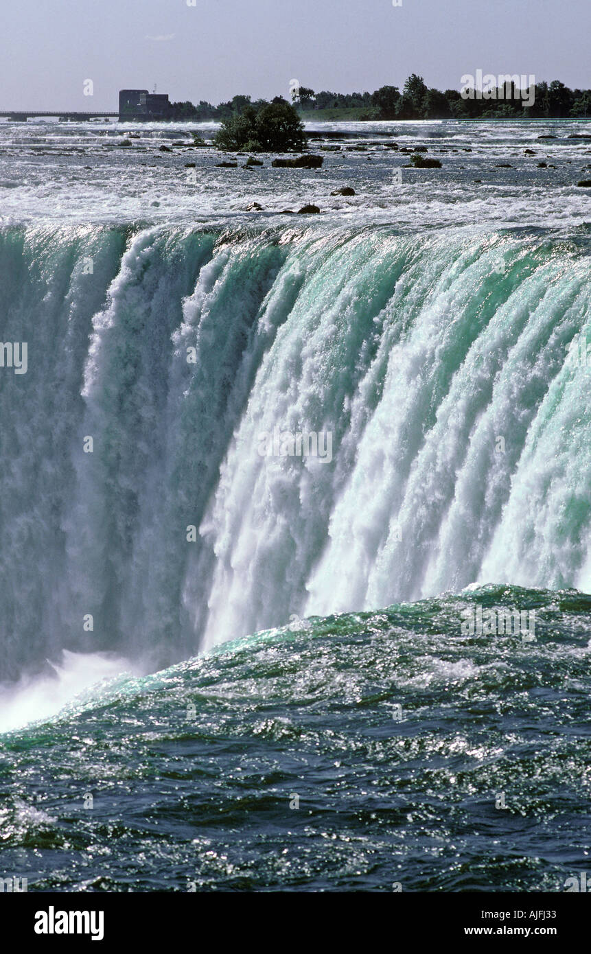 Die Horseshoe Falls in Niagara Falls Kanada Stockfoto