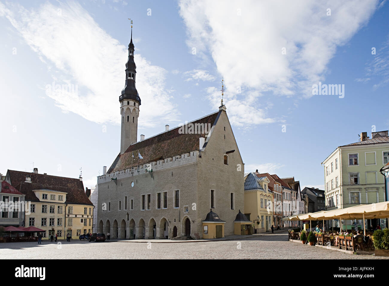 Rathaus von Tallinn Stockfoto