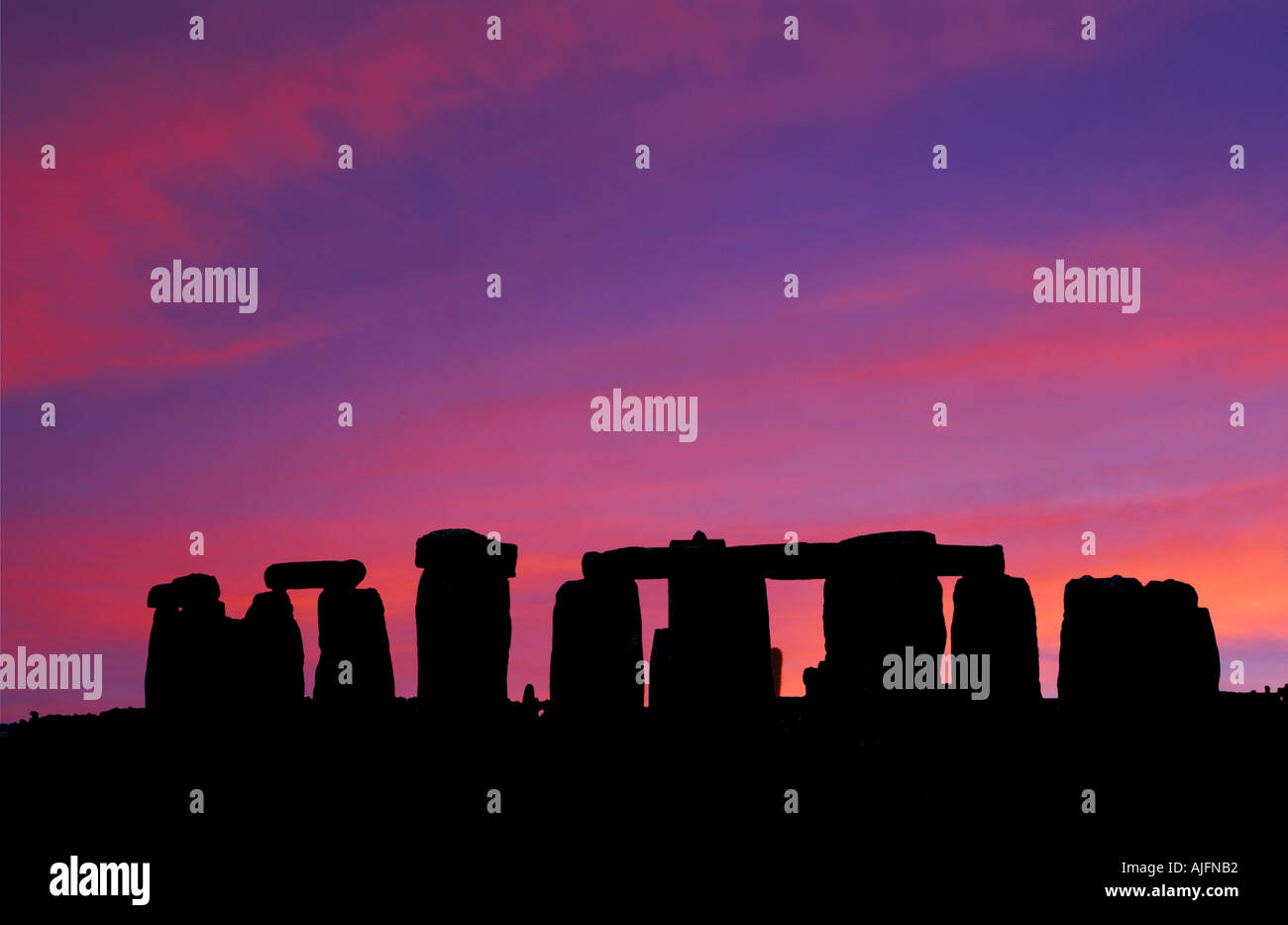 Stonehenge Sunrise England Stockfoto