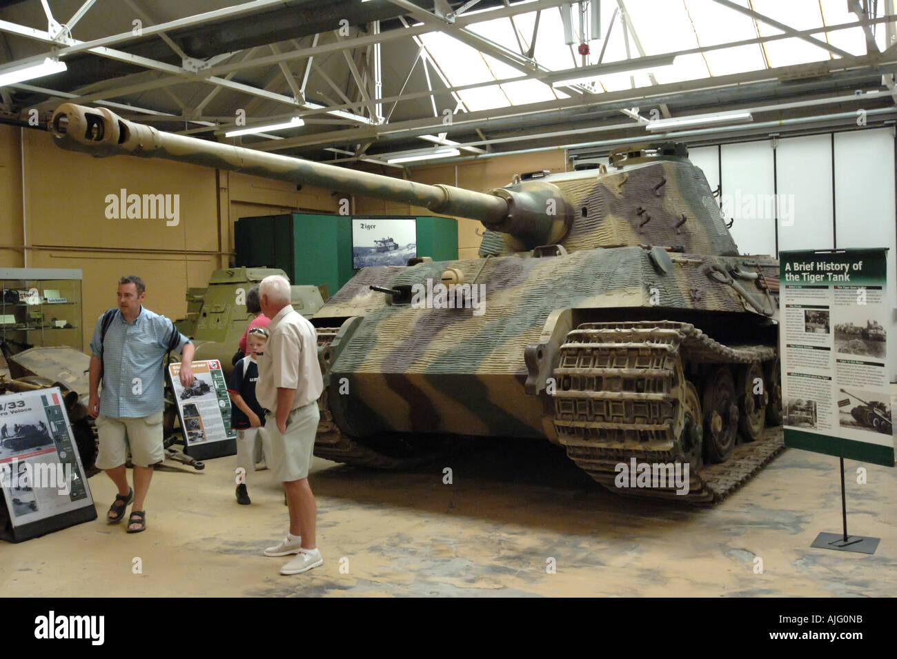 Deutsche WW2 King Tiger Tank Stockfoto