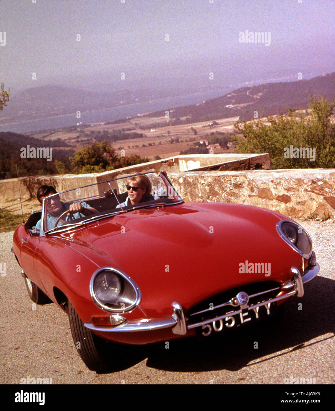 JAGUAR E-type Stockfoto