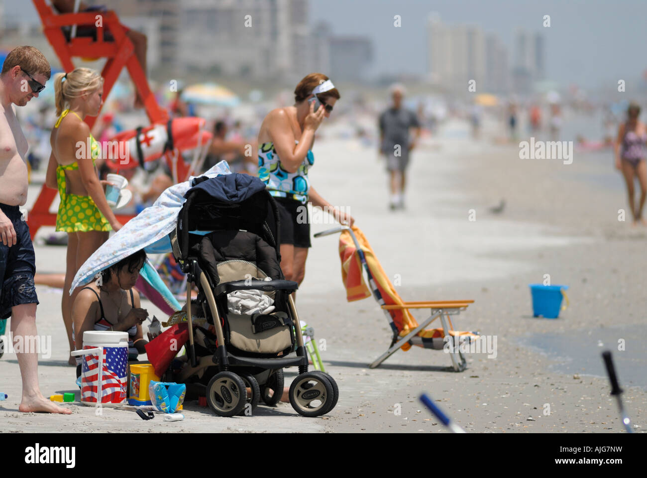 Jax Beach öffentlichen Jacksonville in Florida Stockfoto