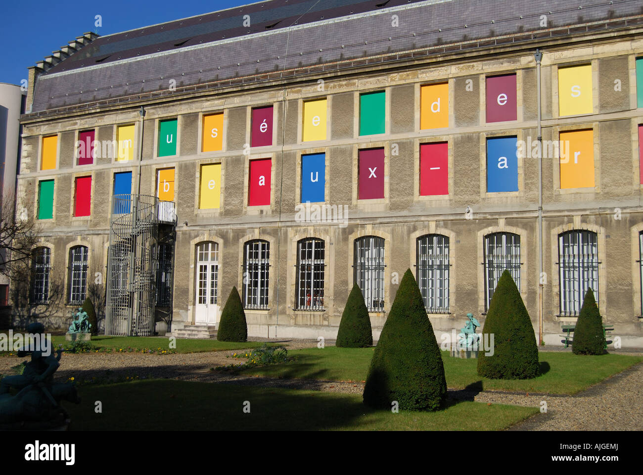 Musée des Beaux-Arts, Rue Chanzy, Reims, Marne, Champagne-Ardenne, Frankreich Stockfoto