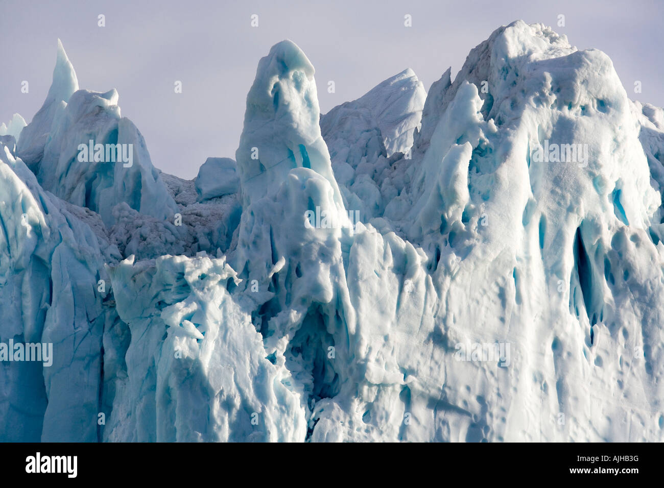 Monaco-Gletscher auf Svalbard-Inseln, Spitzbergen in der Arktis Stockfoto
