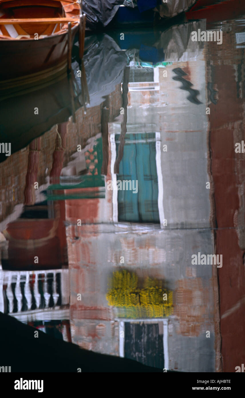 Venezianische Reflexionen Stockfoto