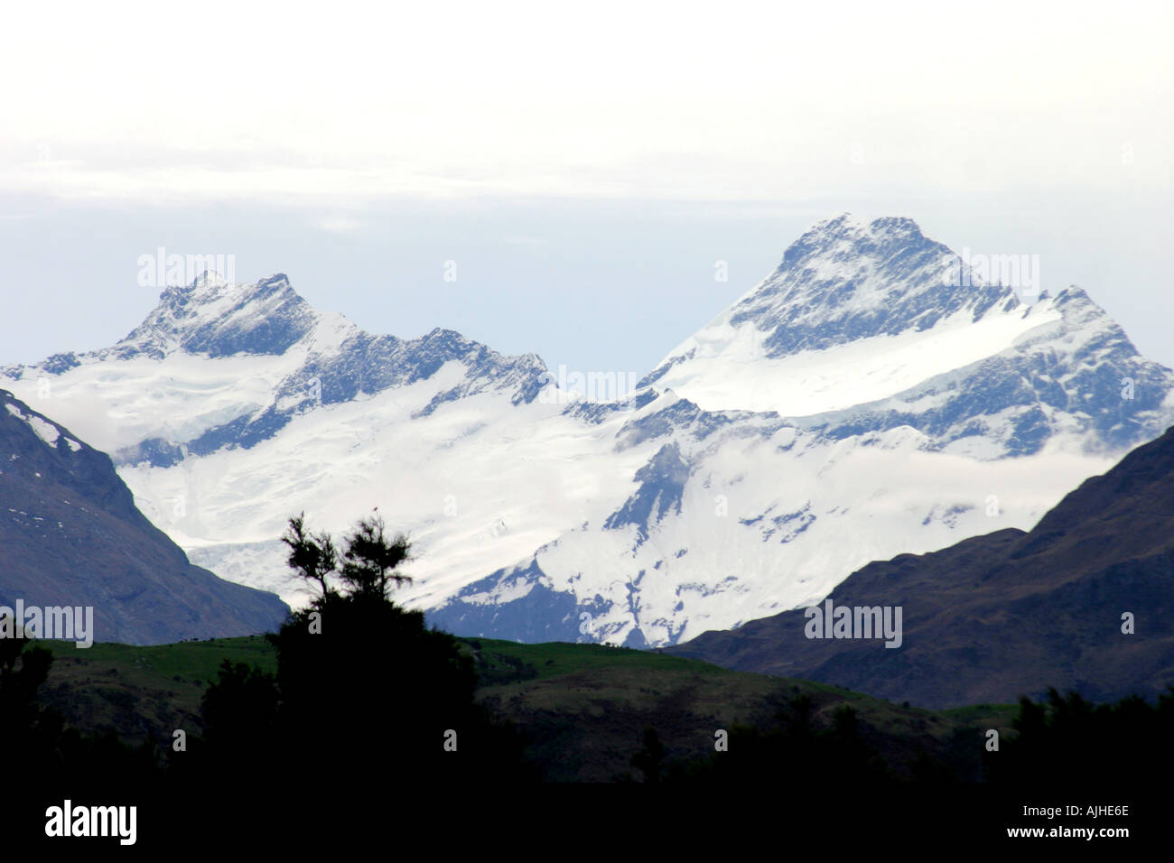 Mt Aspiring Tititea Südinsel Neuseeland Stockfoto