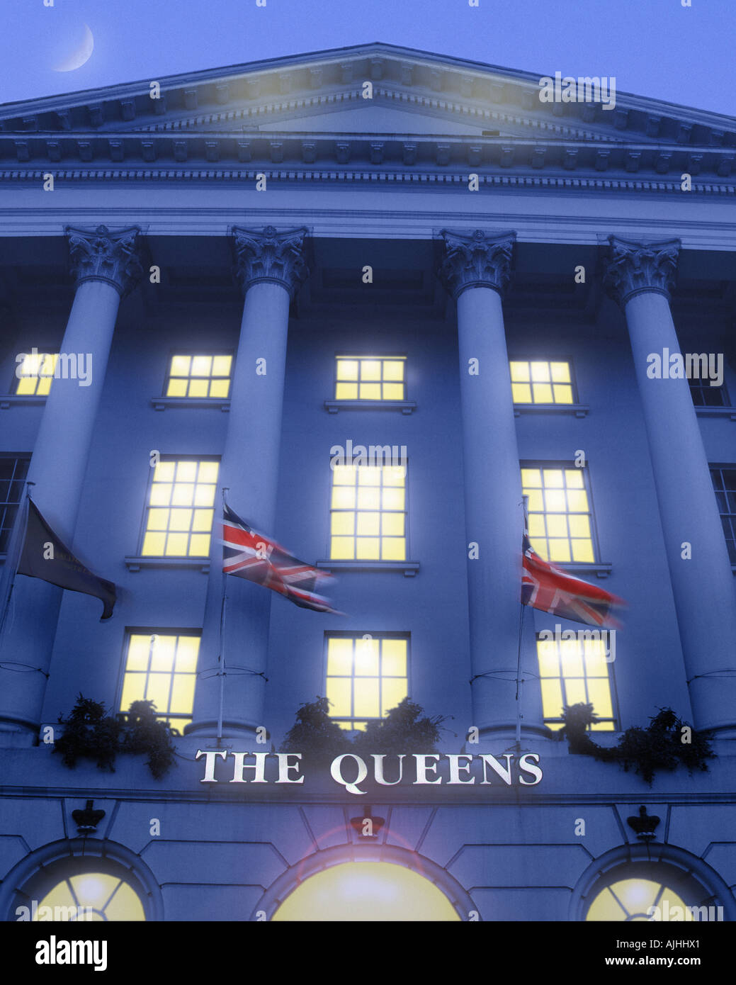 GB - GLOUCESTERSHIRE: Das Queens Hotel in Cheltenham Spa Stockfoto