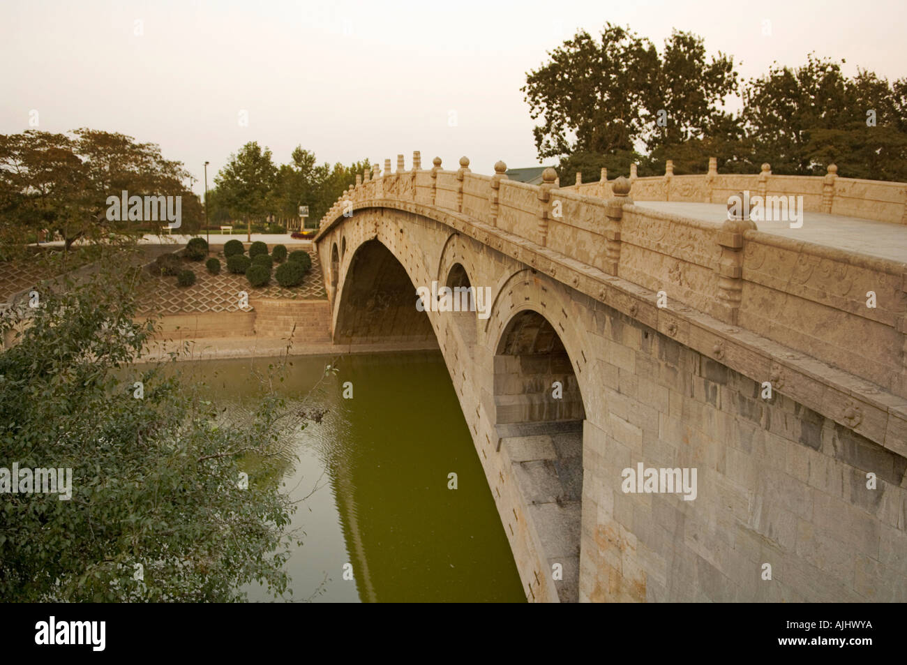 Anji Brücke die älteste erhaltene Brücke in China große steinerne Brücke Stockfoto