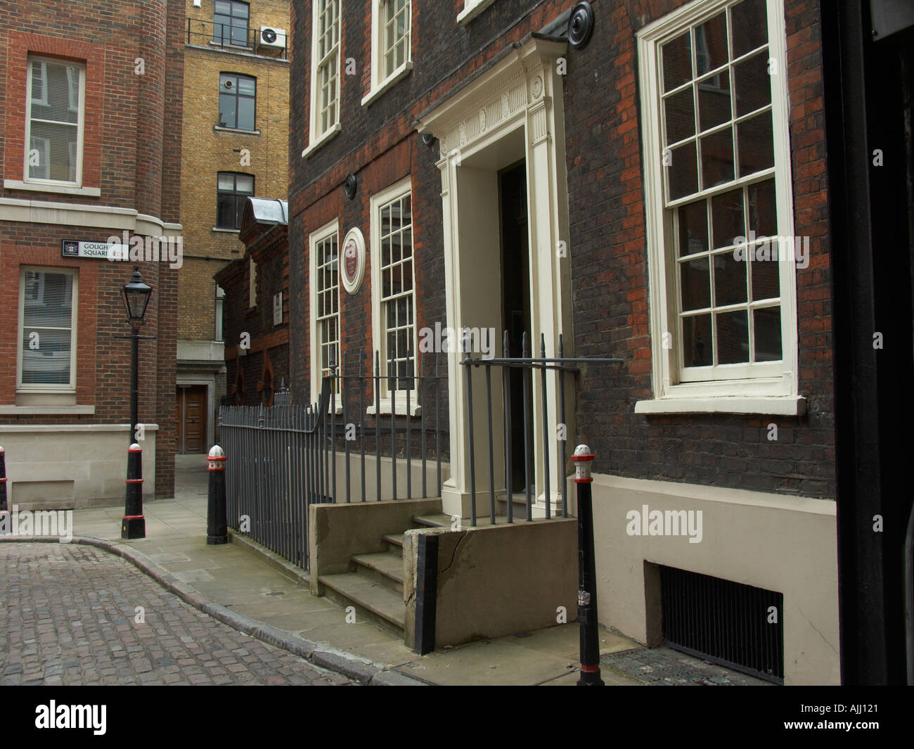 Haus von London Autor Dr. Samuel Johnson 1709 1784 Gough Square London England UK Stockfoto