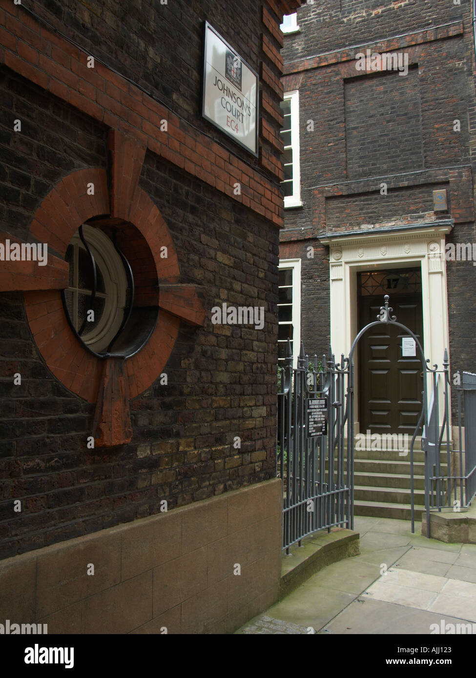 Haus von London Autor Dr. Samuel Johnson 1709 1784 Gough Square London England UK Stockfoto