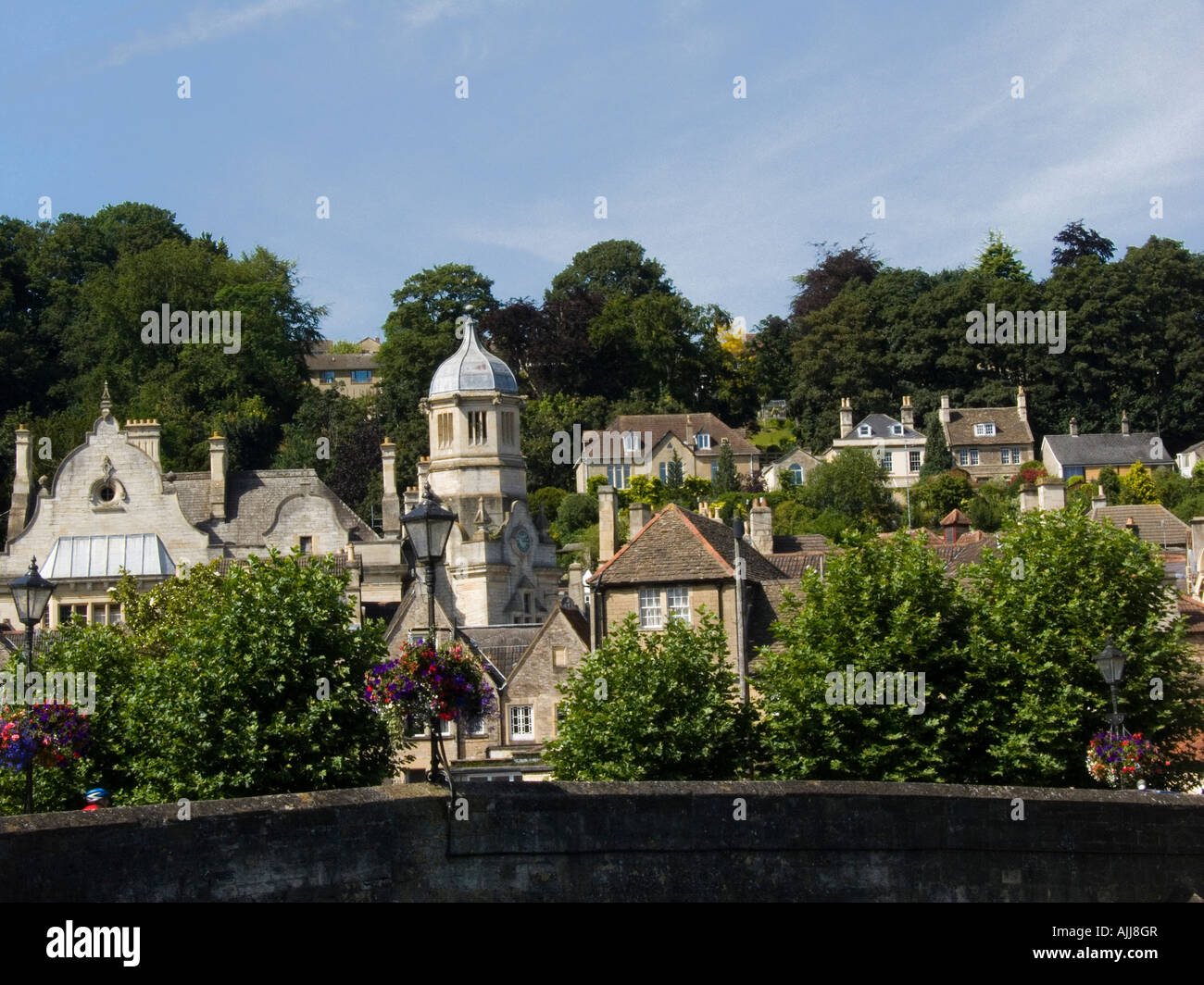 Ansicht von Bradford upon-Avon, Wiltshire, UK Stockfoto