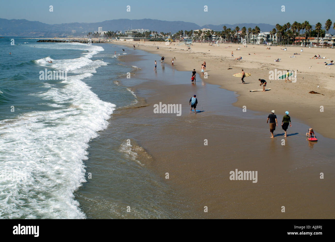 Venice Beach am Pazifischen Ozean California Amerika USA Stockfoto