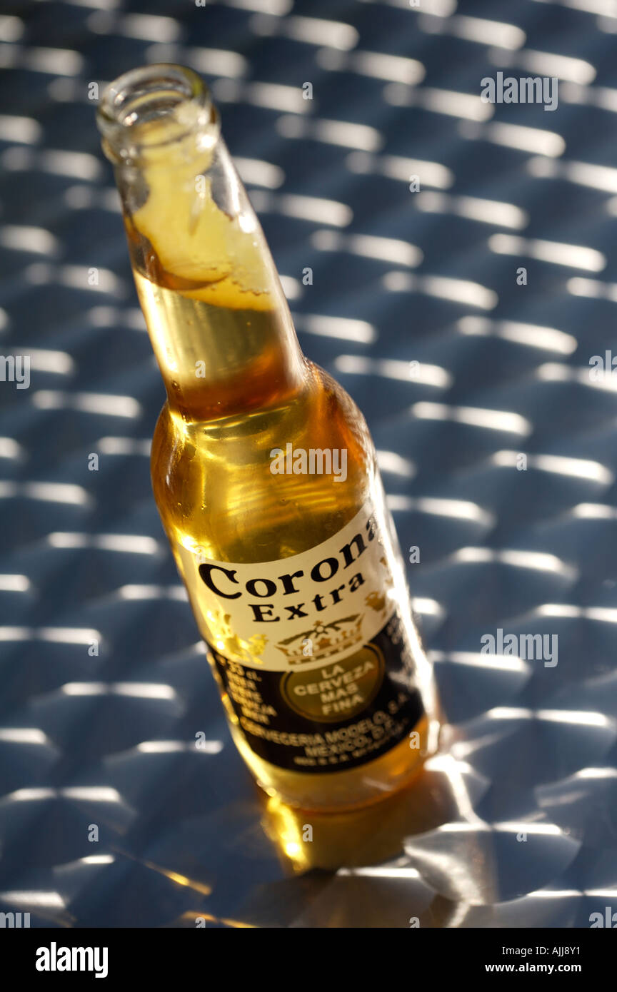 Corona mexikanisches Bier Stockfoto