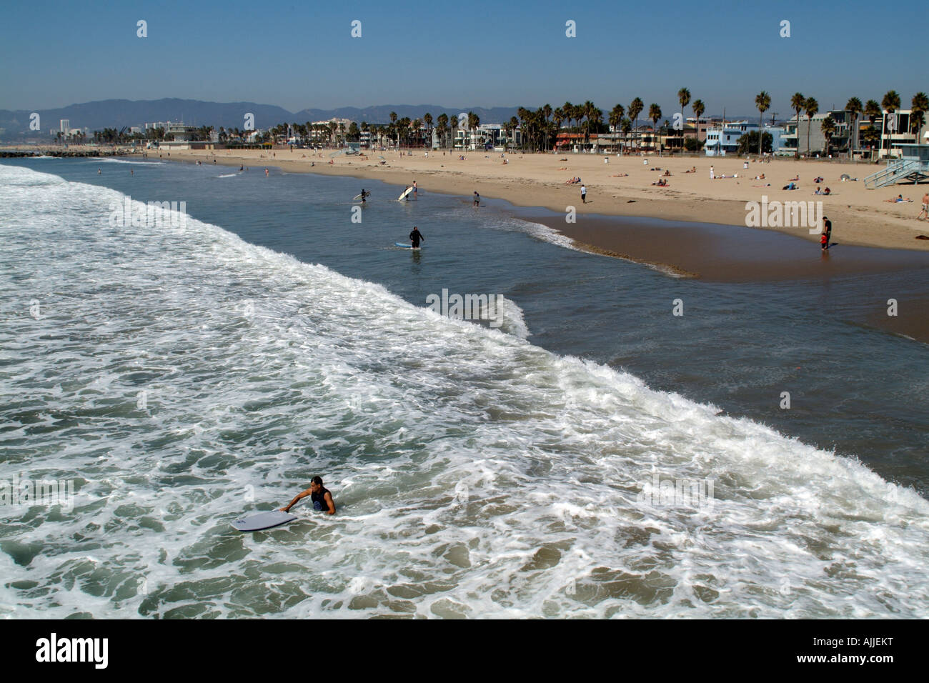 Venice Beach am Pazifischen Ozean California Amerika USA Stockfoto