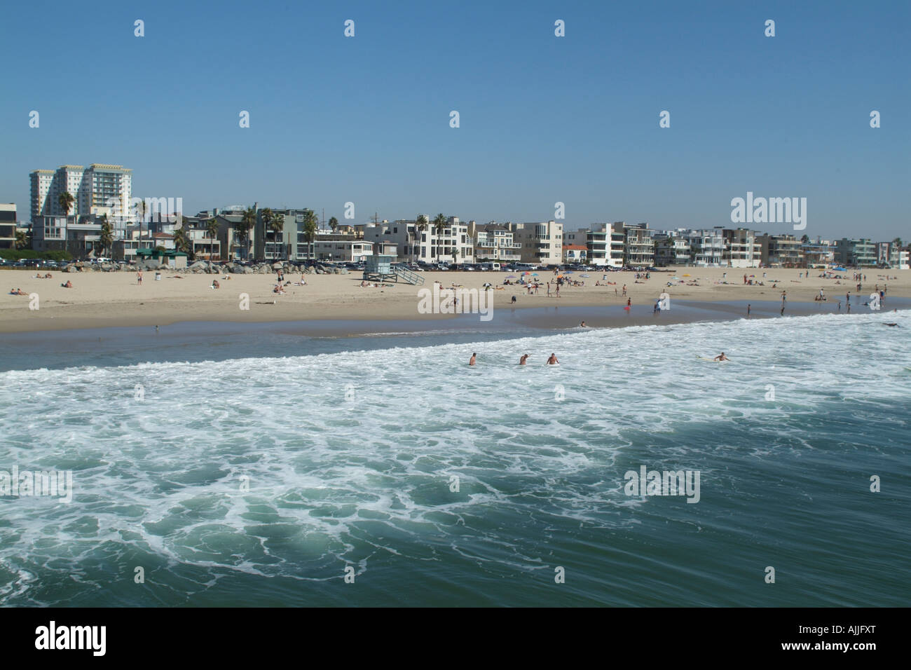 Venice Beach am Pazifischen Ozean California Amerika USA Stockfoto