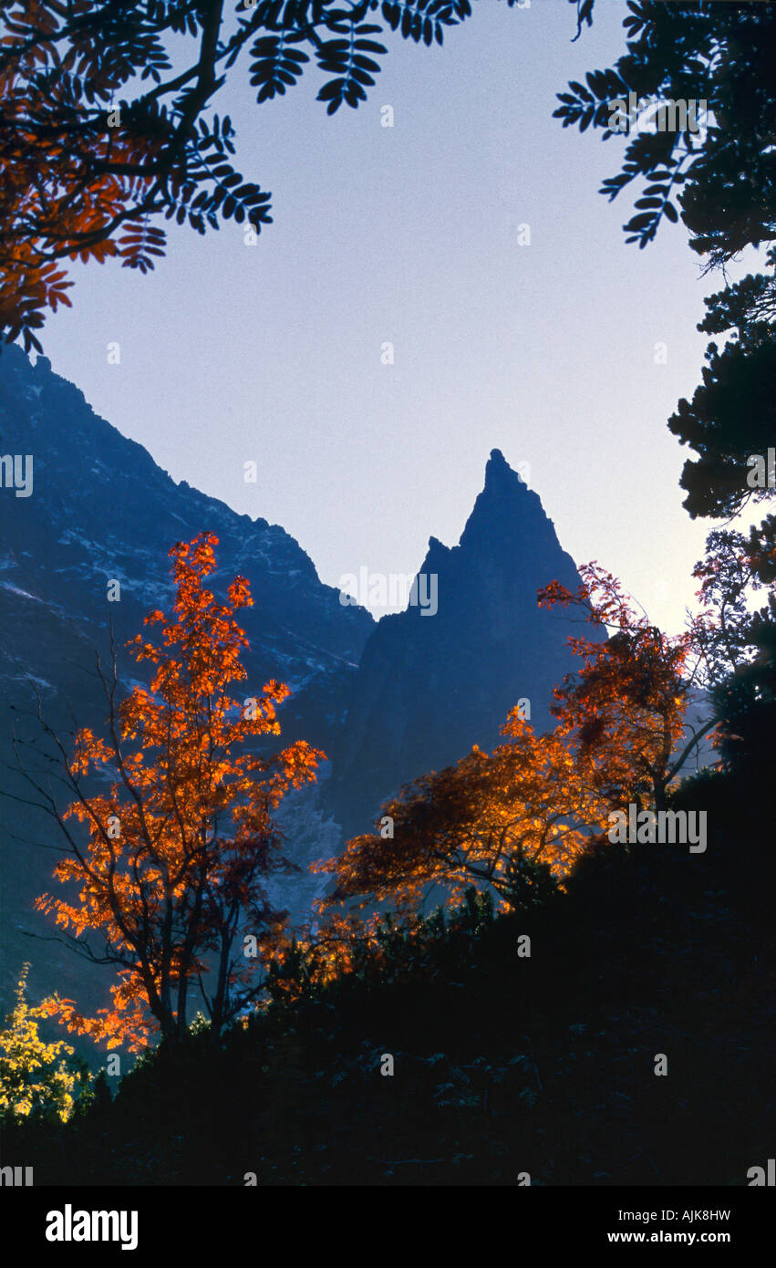 Tatra im Herbst Stockfoto