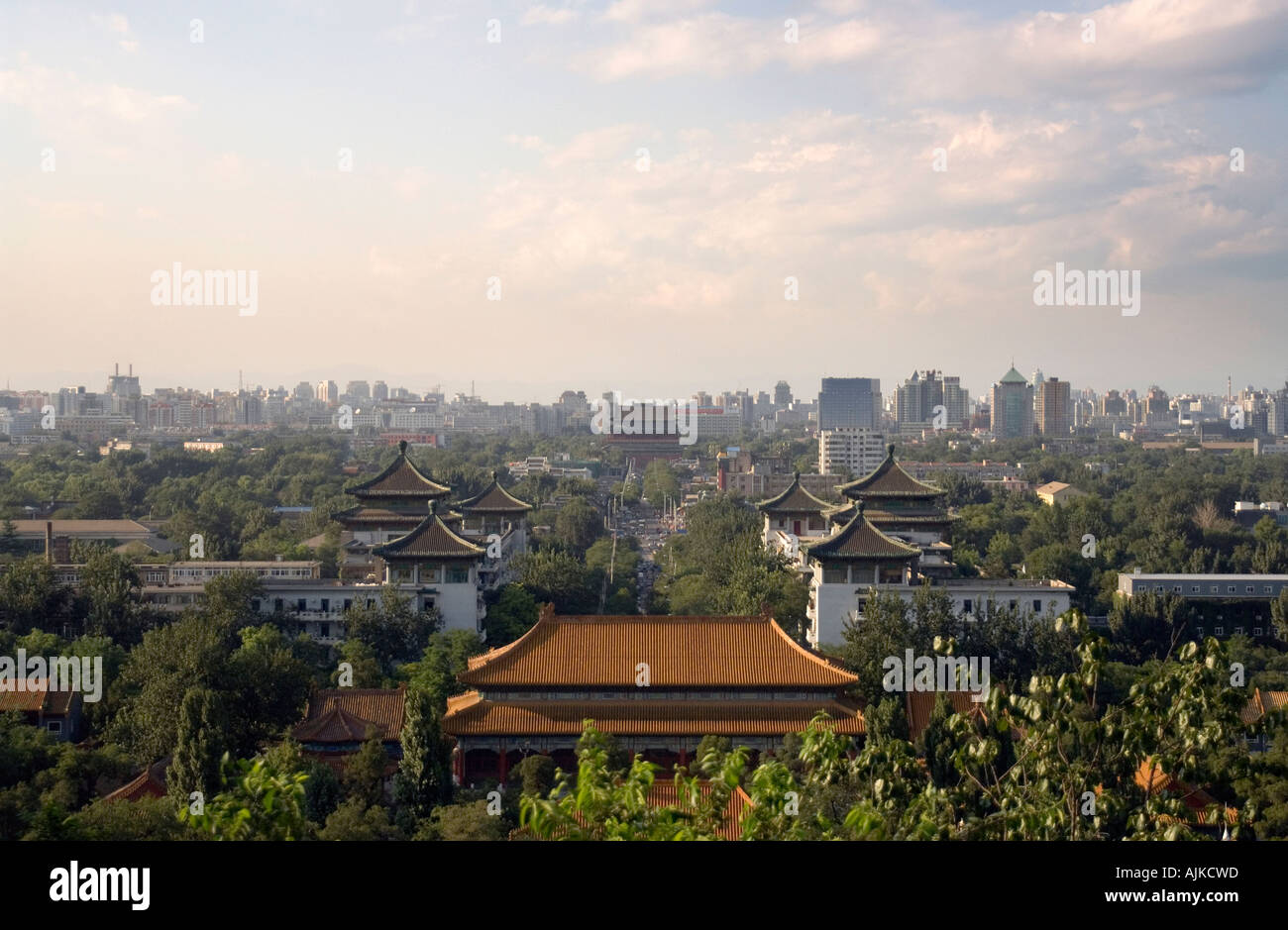 Cityline Beijing Peking Übersicht Stockfoto