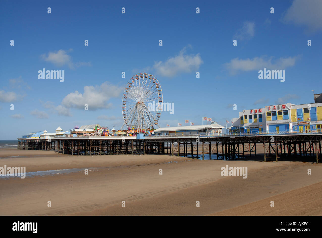 Central Pier, Blackpool, Lancashire Stockfoto
