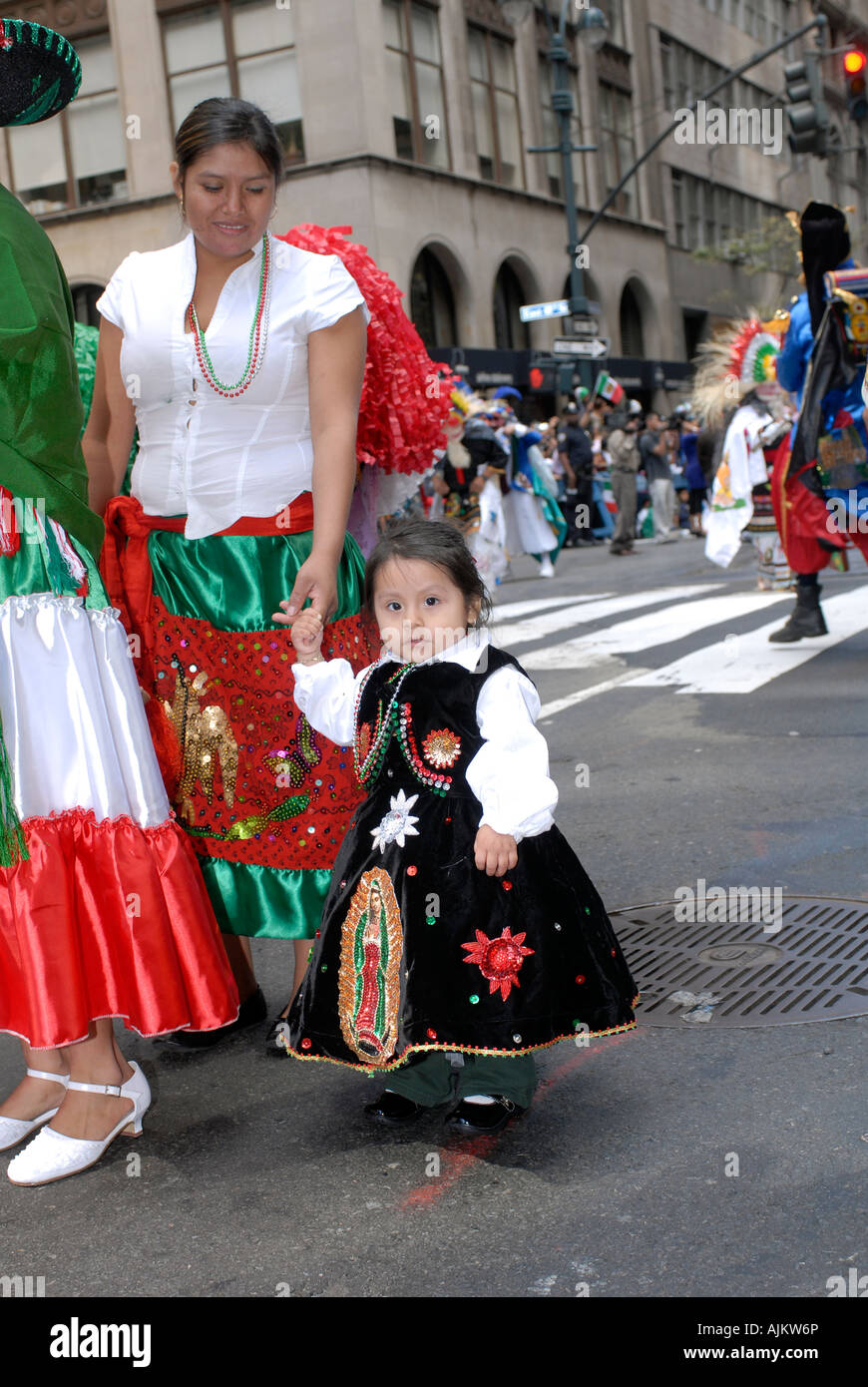 Mexikanische Independence Day Parade in New York City Stockfoto