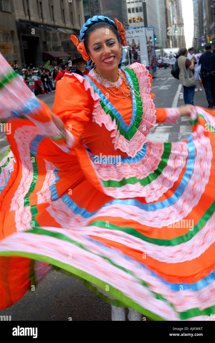 Mexikanische Independence Day Parade in New York City Stockfoto