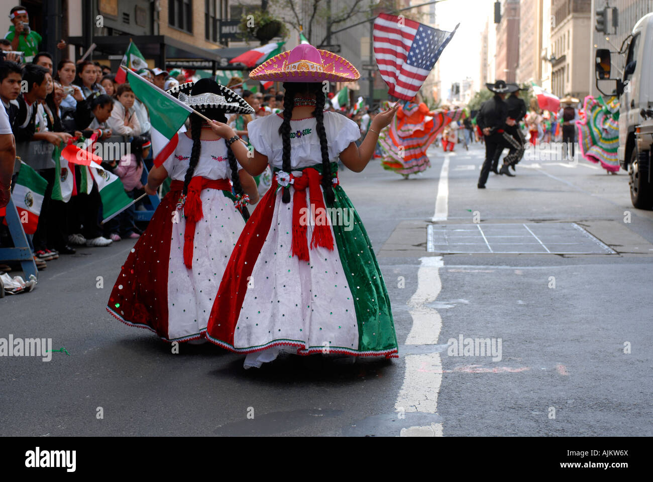 Mexikanische Independence Day Parade in New York City Stockfoto