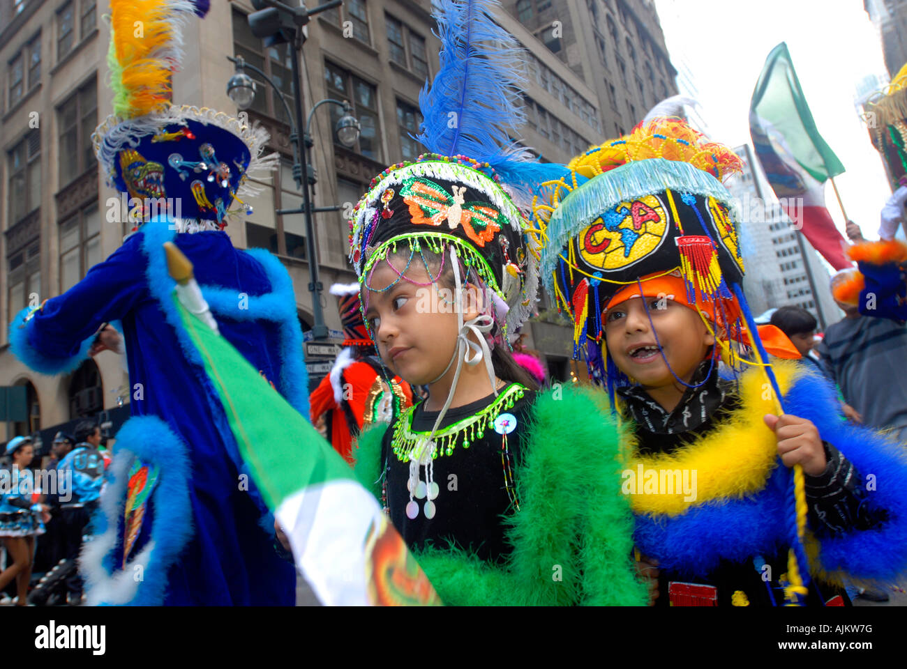 Mexikanische Independence Day Parade in New York City Stockfoto