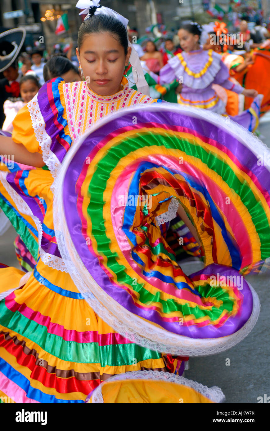 Mexikanische Independence Day Parade in New York City Stockfoto