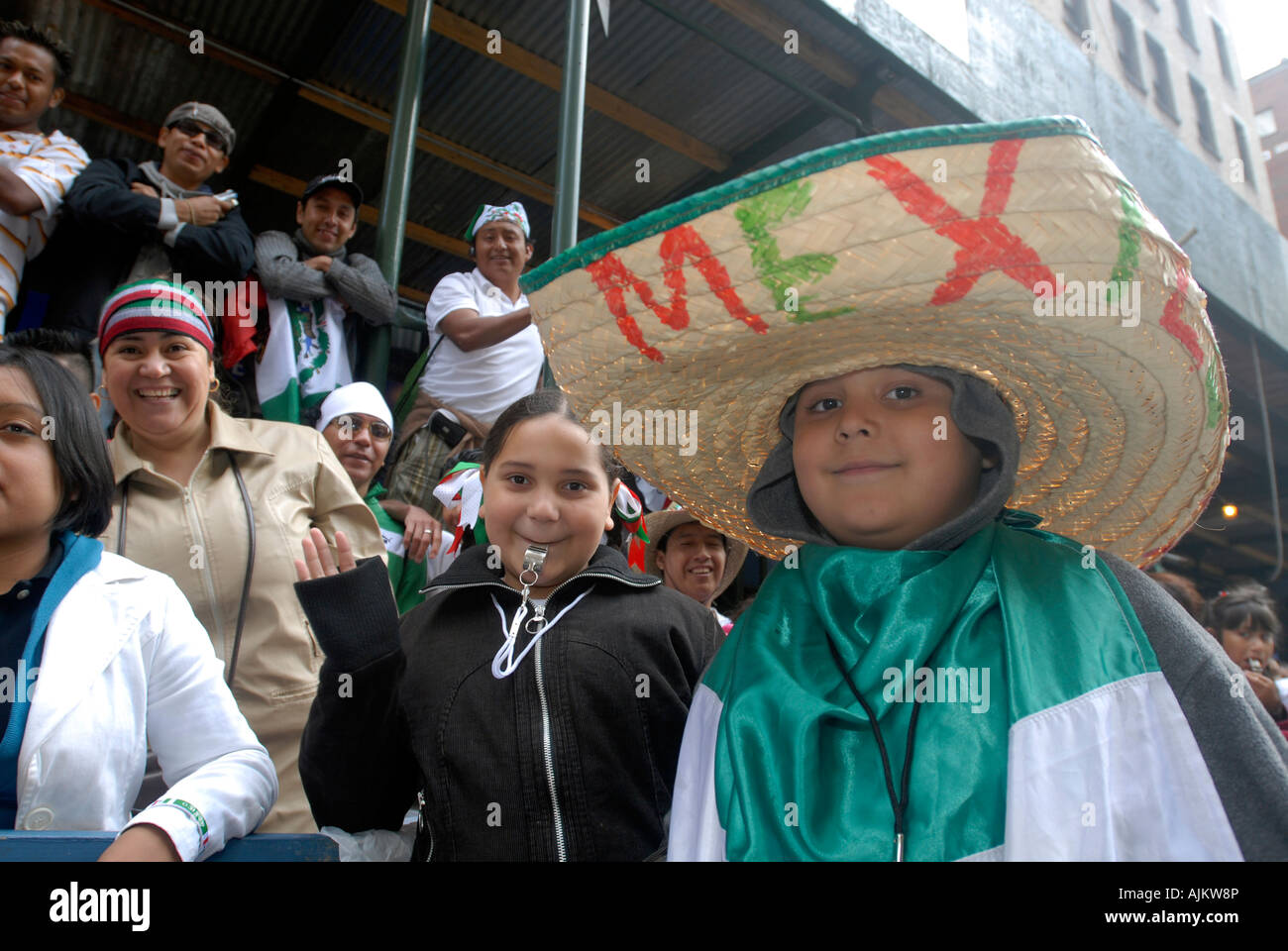 Mexikanische Independence Day Parade in New York City Stockfoto