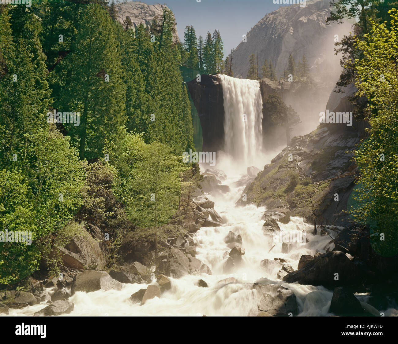 Vernal Falls im Yosemite Valley in Kalifornien Yosemite-Nationalpark Stockfoto