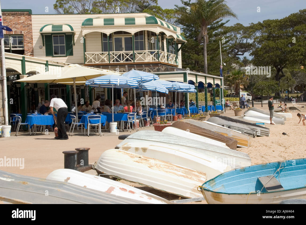 Doyles auf der Strand-Fischrestaurant in Watsons Bay am Hafen von Sydney Stockfoto