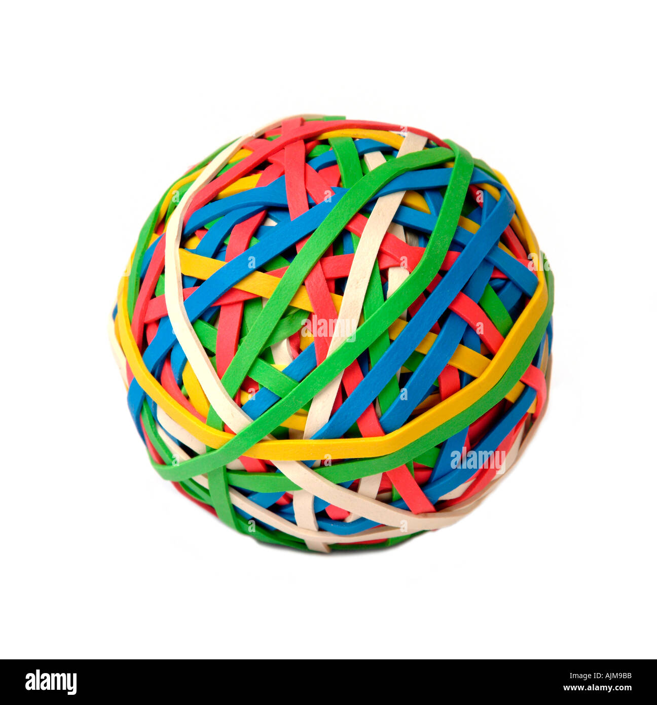 Gummiband-ball Stockfoto