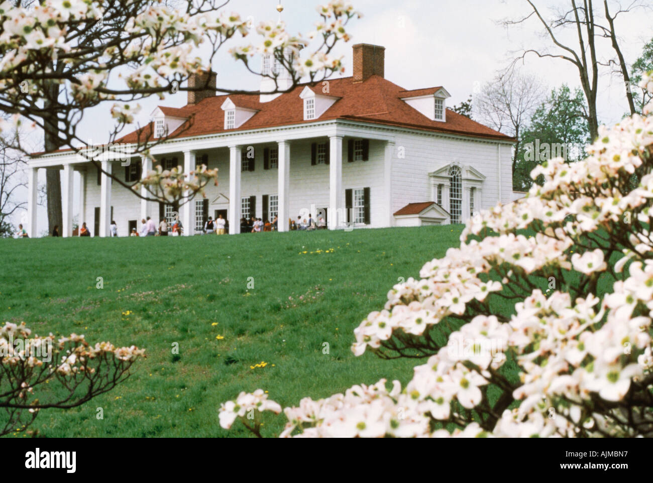 Mount Vernon Virginia Haus von George Washington Stockfoto