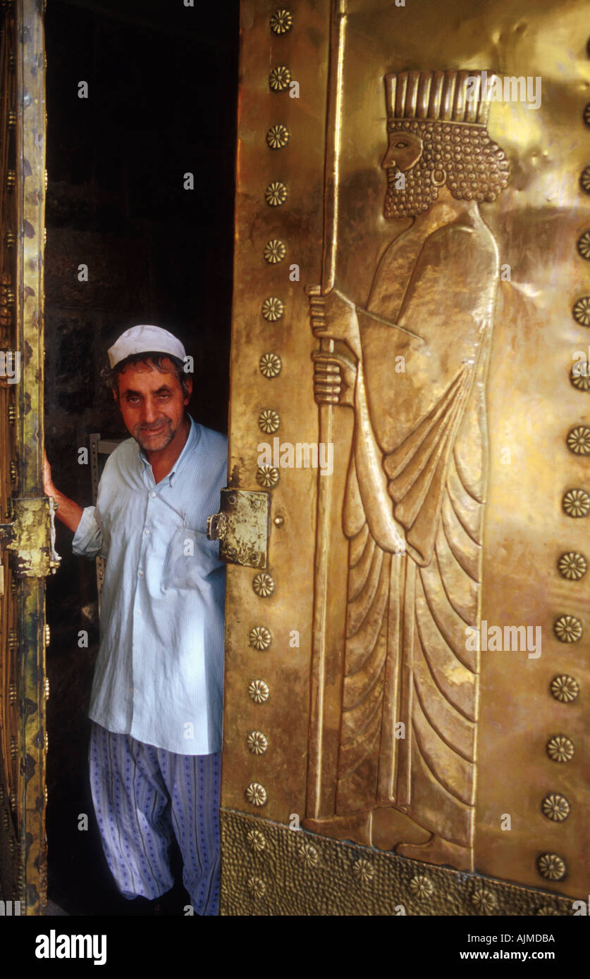 Zoroastrian Gemeinschaft in Chak Chak, Iran Stockfoto