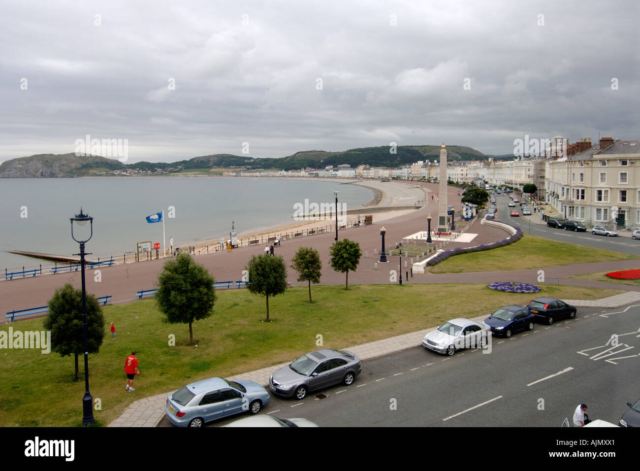 Die Stadt von Llandudno in Nord-Wales im Vereinigten Königreich. Stockfoto