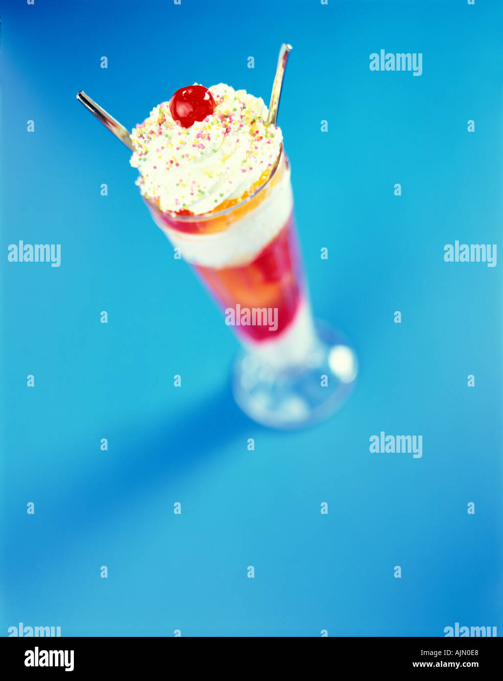 knickerbockerglory Stockfoto