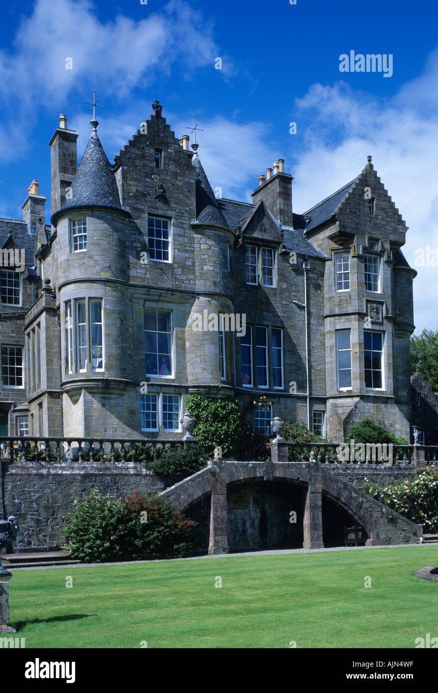 Torosay Castle, Isle of Mull, Argyll, Schottland, UK Stockfoto