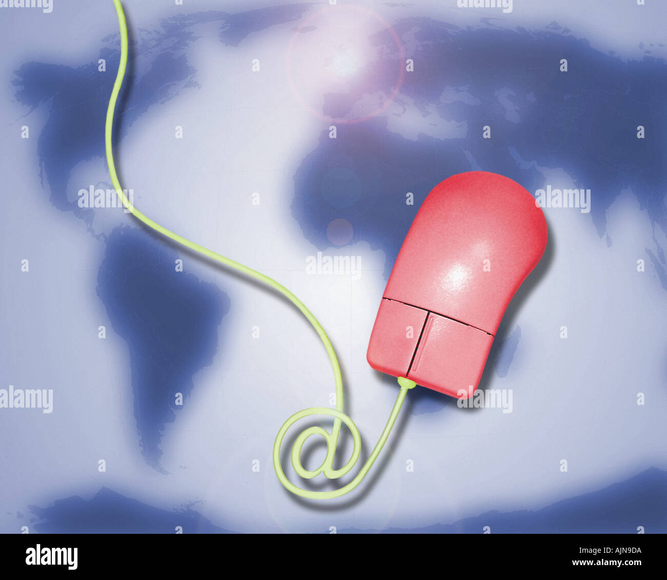 Informationstechnologie: Globale Kommunikation Stockfoto