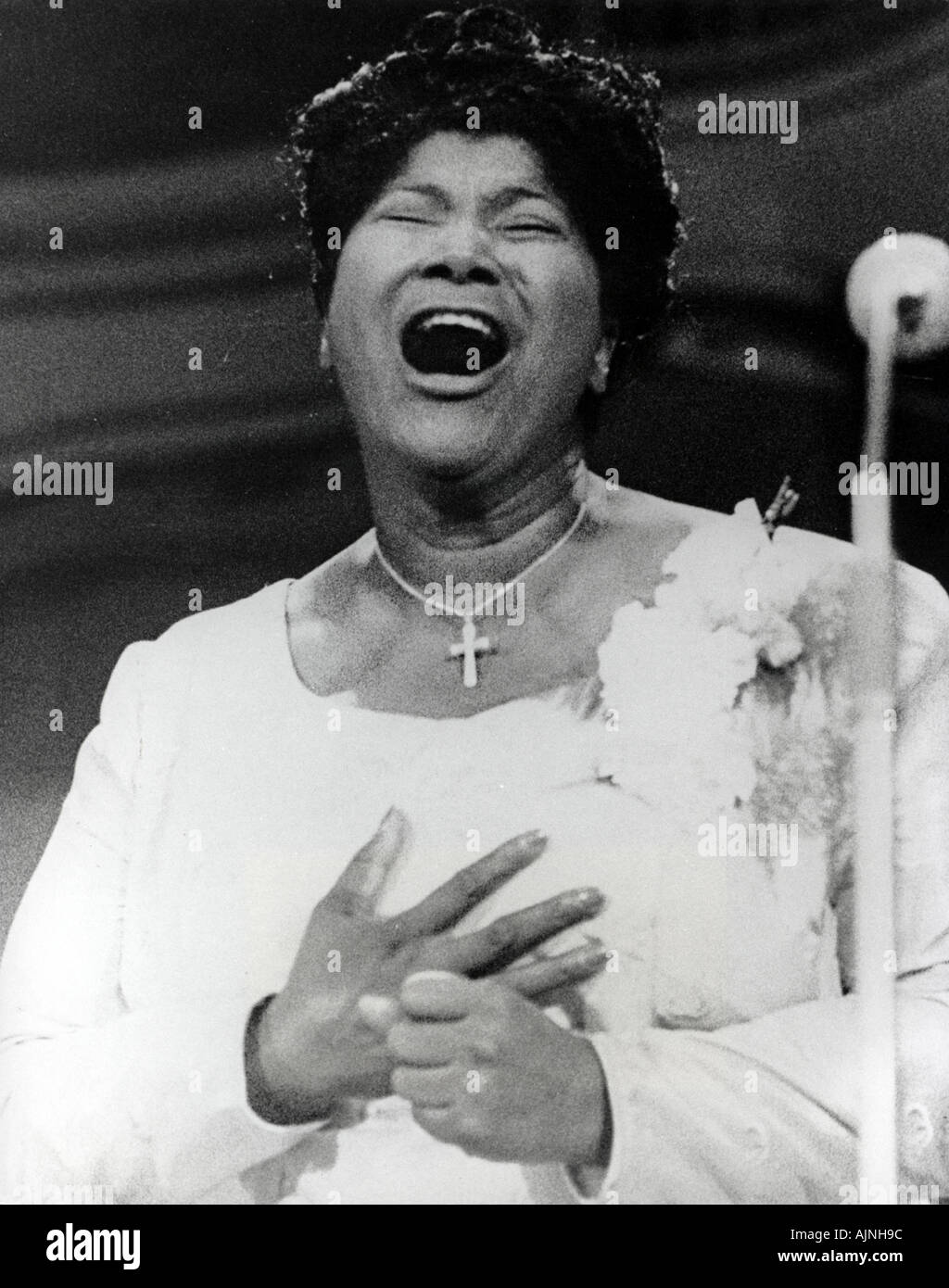 MAHALIA JACKSON Gospel-Sängerin geboren New Orleans 26. Oktober 1912 starb 27. Januar 1972 Stockfoto