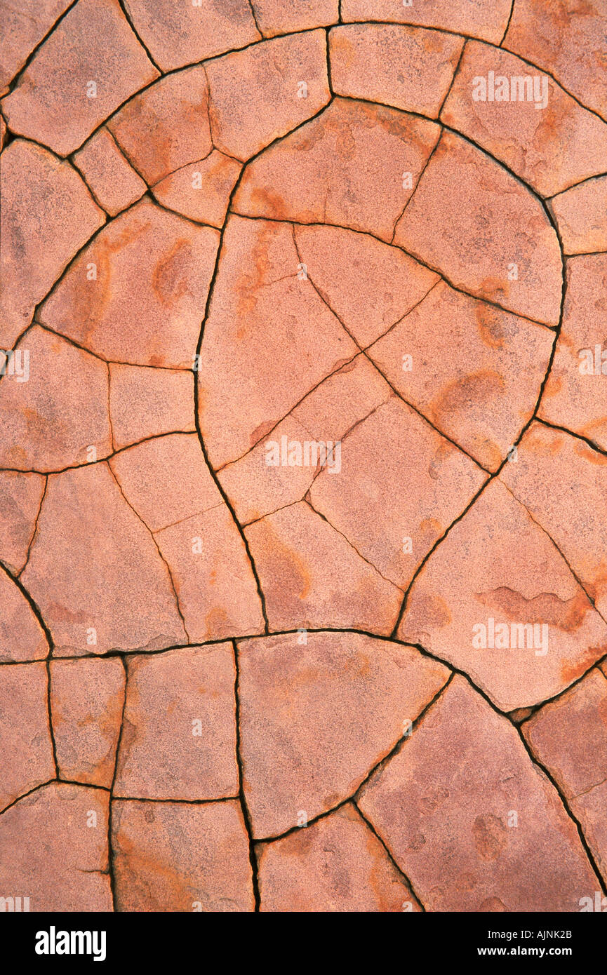 Gebrochene Sandstein Muster Gregory River National Park Northern Territory Australien Stockfoto