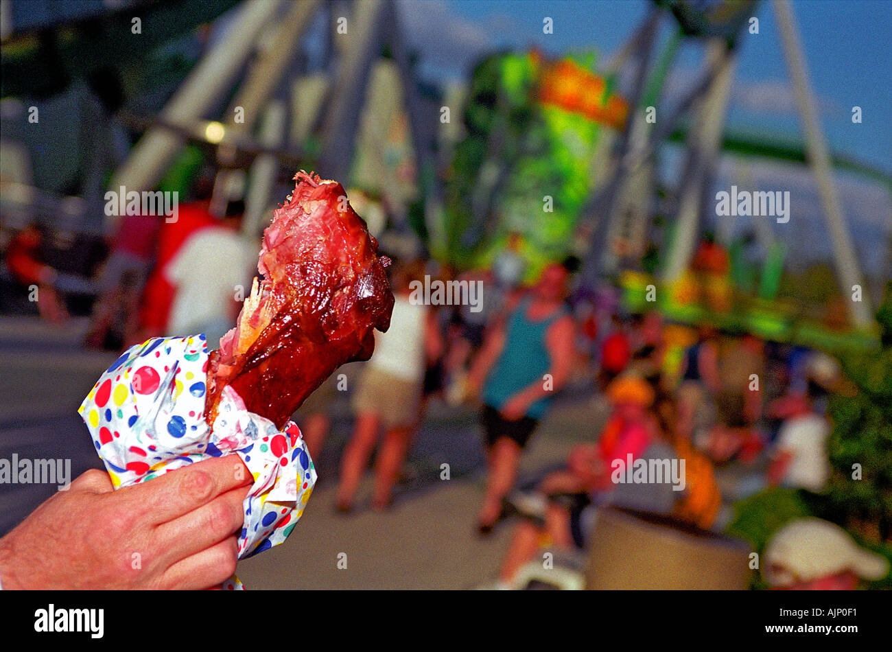 Disneyland Florida Hand hält Trommelstock Stockfoto