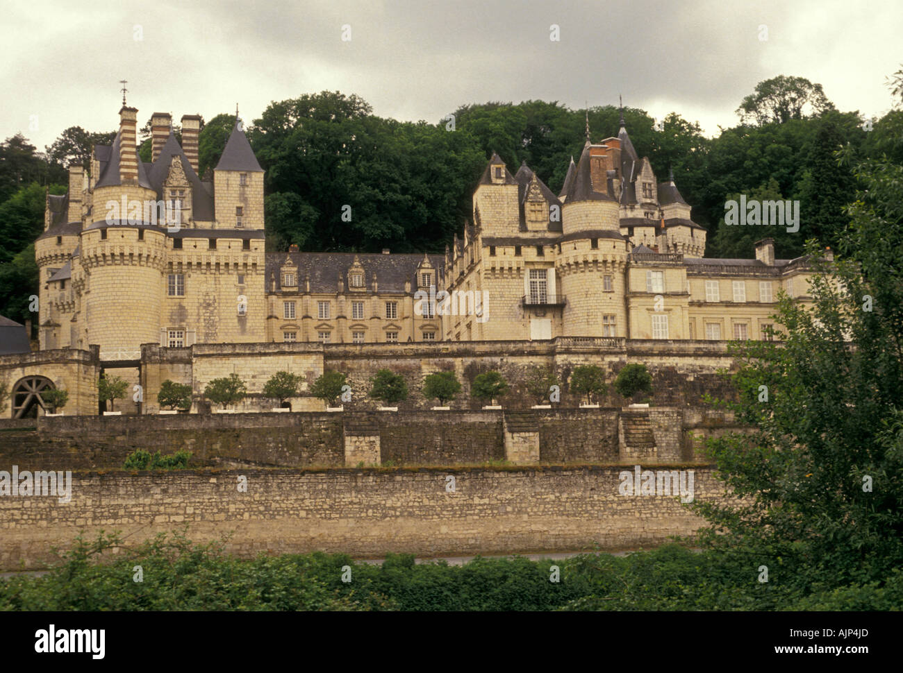 Chateau d'USSE, Schloss von Usse, Chateau Usse, Kommune, Rigny-Usse, Tal der Loire, Indre-et-Loire, Region Centre, Frankreich, Europa Stockfoto