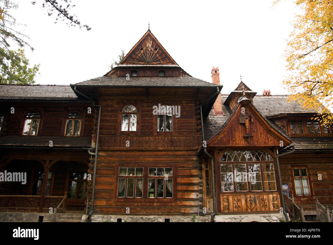 Das Museum Villa Atma, Zakopane, Podhale, Polen, Europa Stockfoto