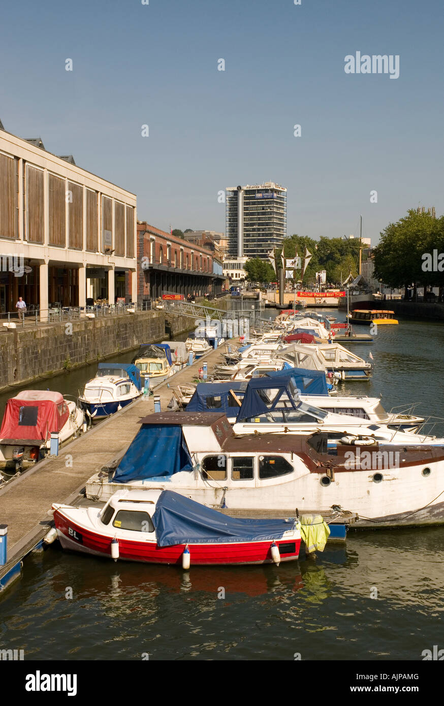 Boote im Hafen Bristol England UK Stockfoto