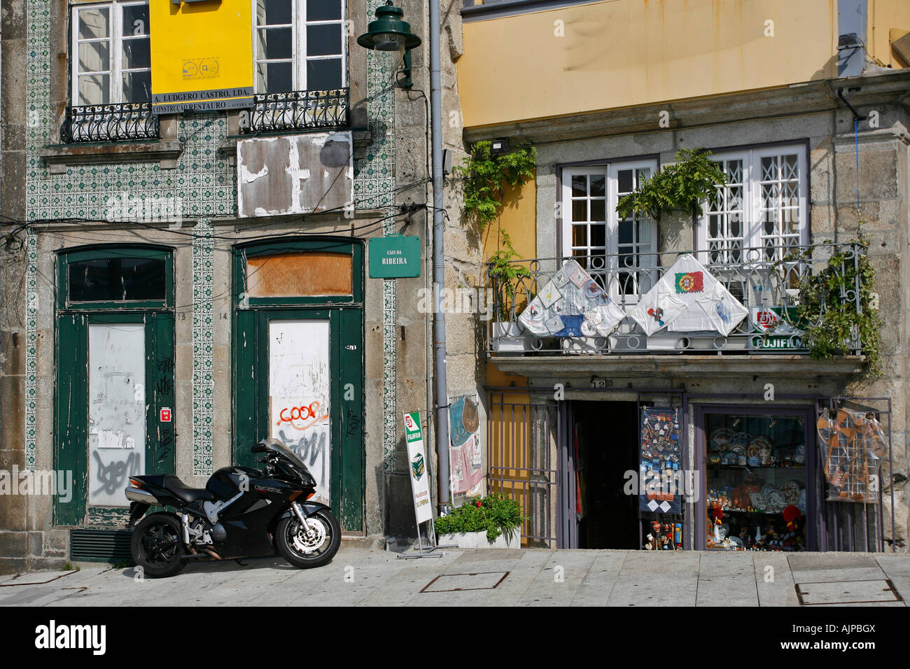 Ribeira Bezirk Porto Portugal Europa Stockfoto