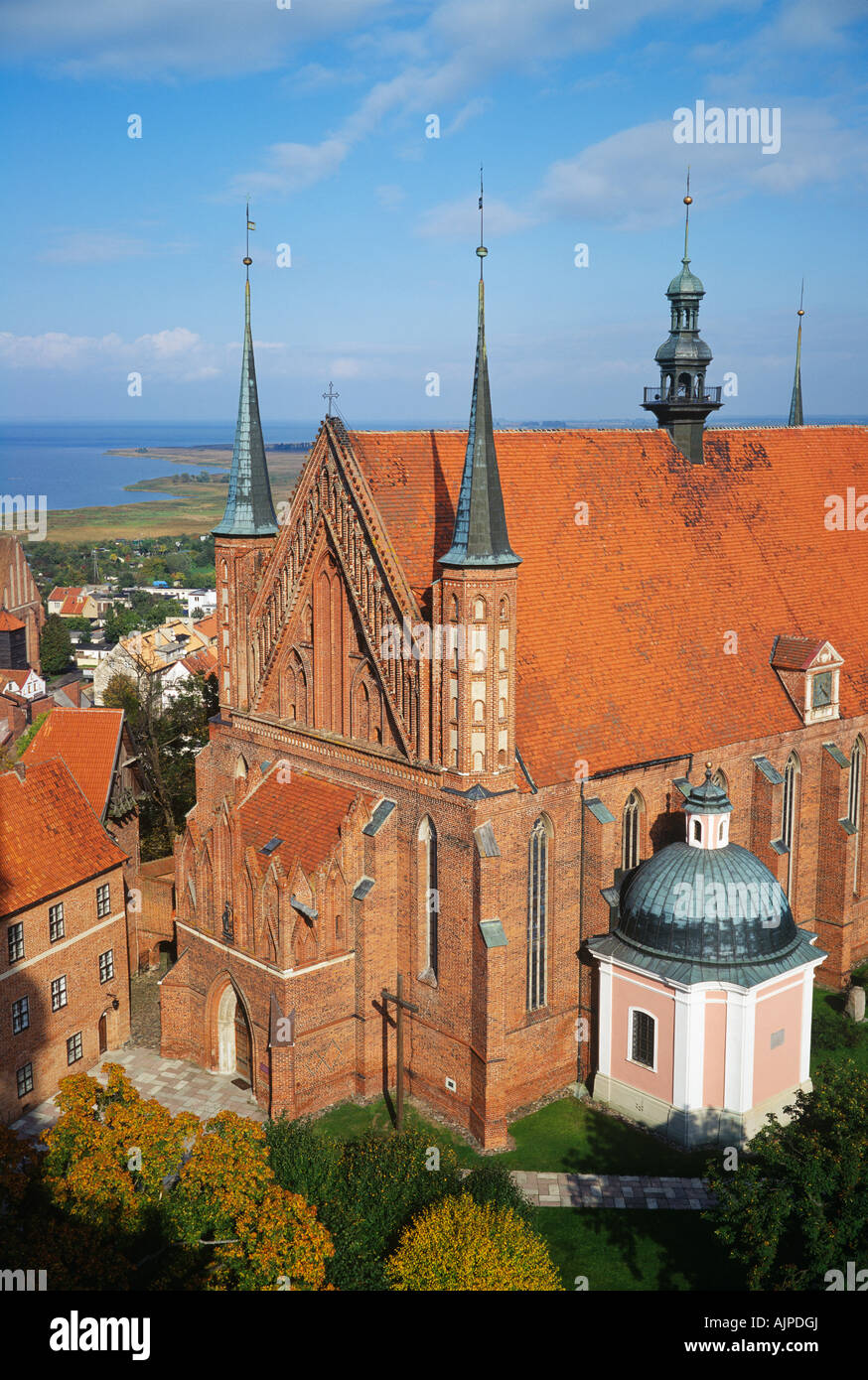 Frauenburg-Kathedrale, wo Nicolaus Copernikus (1473-1543) seit 30 Jahren tätig. 2005 wurde sein Grab in der Kathedrale gefunden. Stockfoto