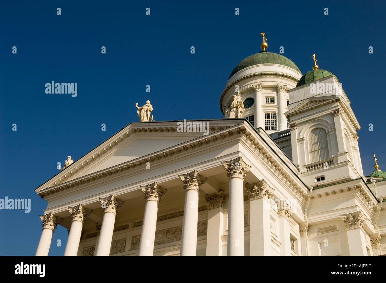 Finnland, Helsinki. Tuomiokirkko. (Lutherische Kathedrale) Stockfoto