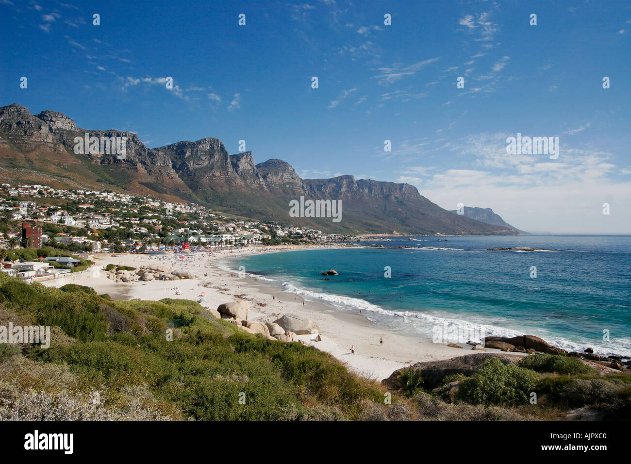 Südafrika Kapstadt Camps bay Strand zwölf apostel Stockfoto