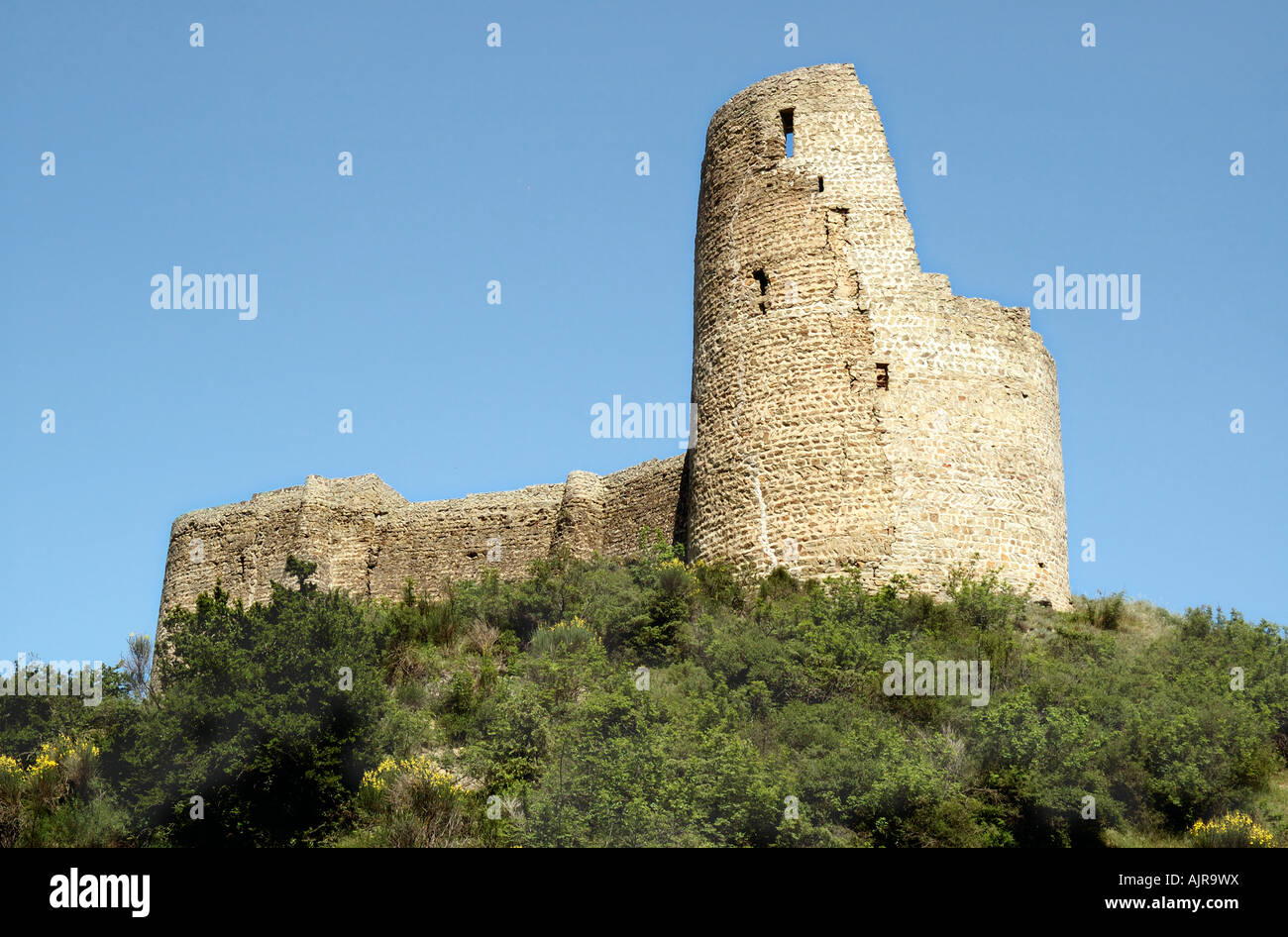 Ruinen von Bebristsikhe Fort Stockfoto