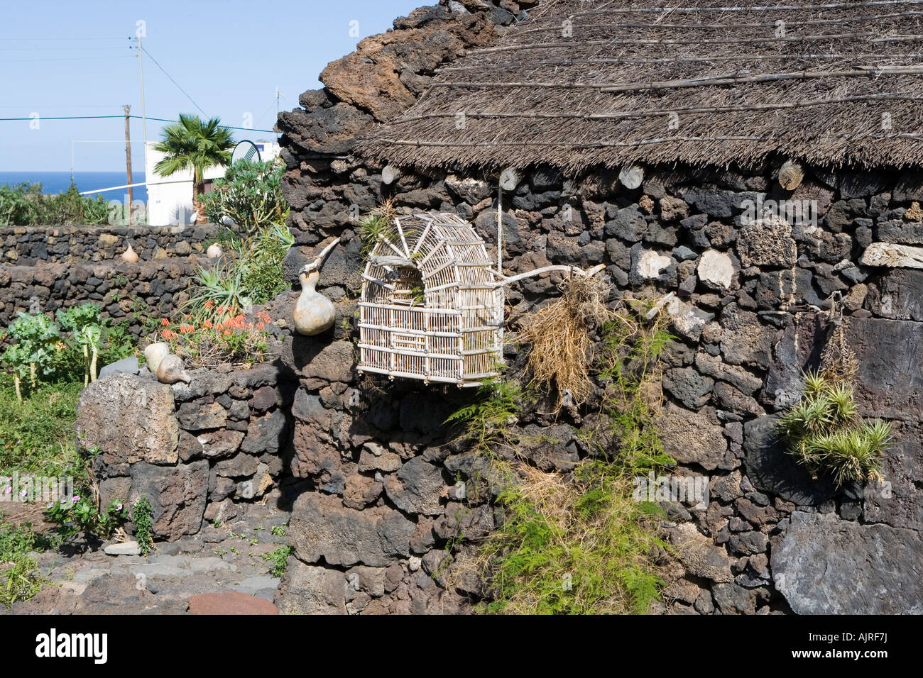 Spanien, El Hierro, Museumsdorf Guinea. Guinea war die erste europäische Siedlung auf der Insel El Hierro im 15 Jahrhundert Stockfoto